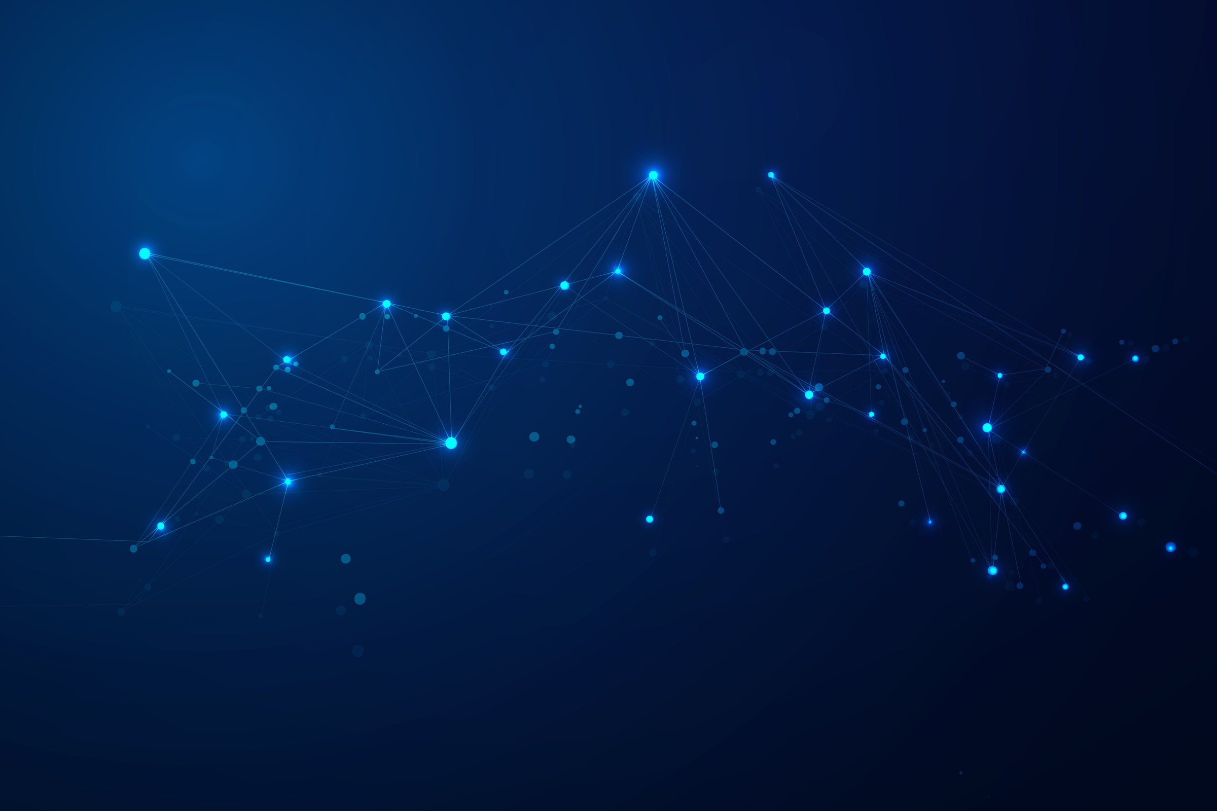 Digital Network Illustration
